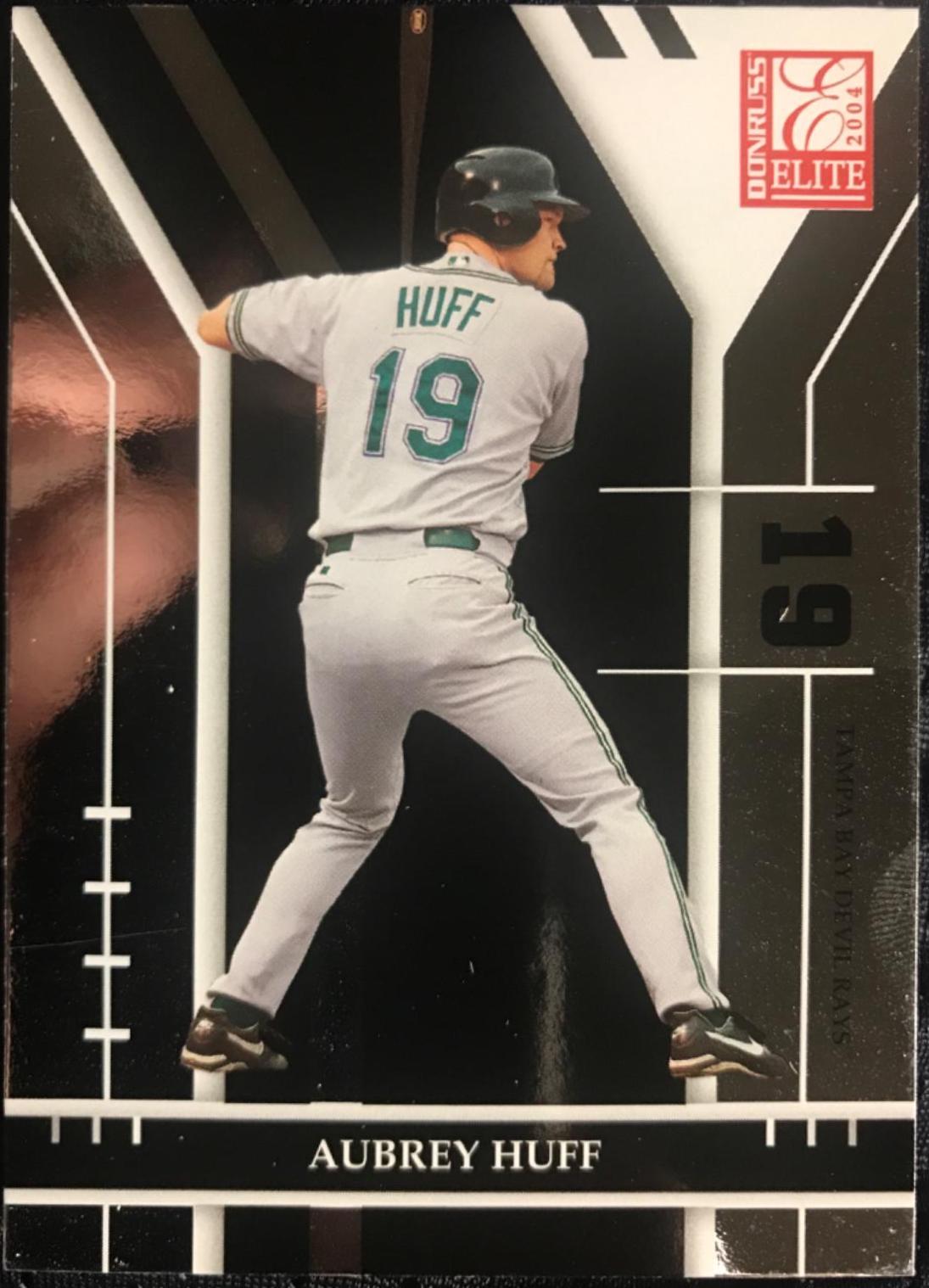 Aubrey Huff #60 Baseball Cards 2004 Donruss Elite
