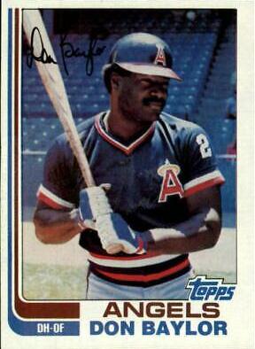 Don Baylor #415 Baseball Cards 1982 Topps