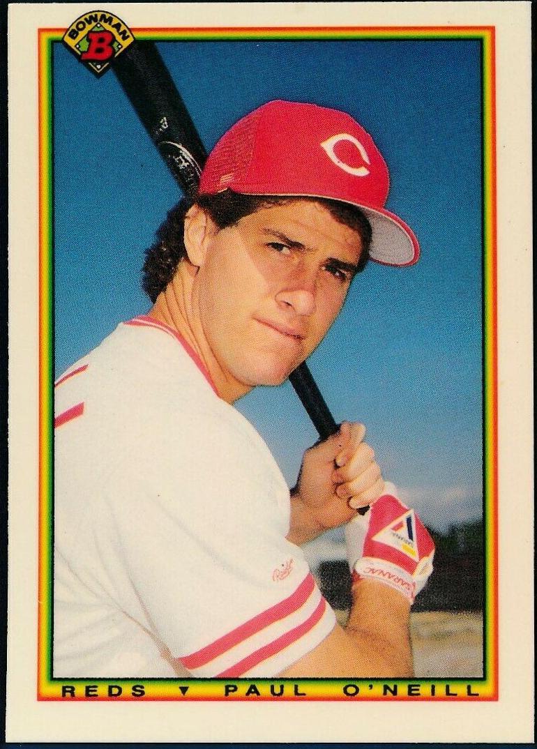 Paul O'Neill #49 Baseball Cards 1990 Bowman Tiffany