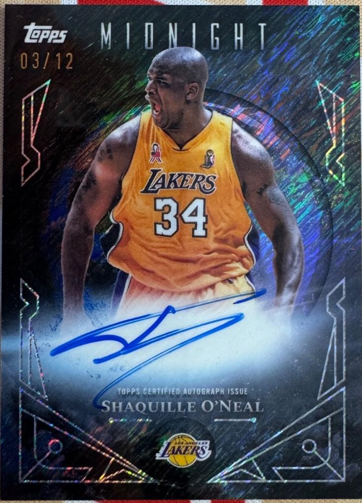 Shaquille O'Neal #MS-SO Prices | 2025 Topps Midnight Sun Signature