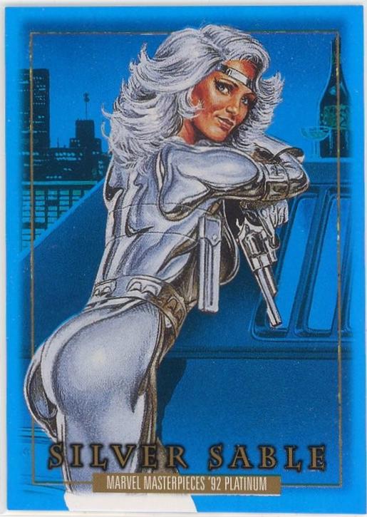 Silver Sable Precious Metal Gems Blue