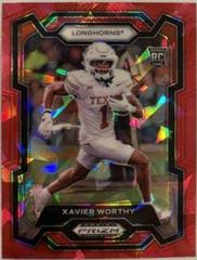 Xavier Worthy [Red Ice] #153 Prices | 2024 Panini Prizm Draft