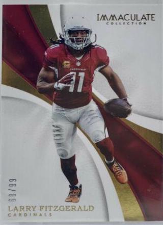 Larry Fitzgerald #2 Football Cards 2017 Panini Immaculate Collection