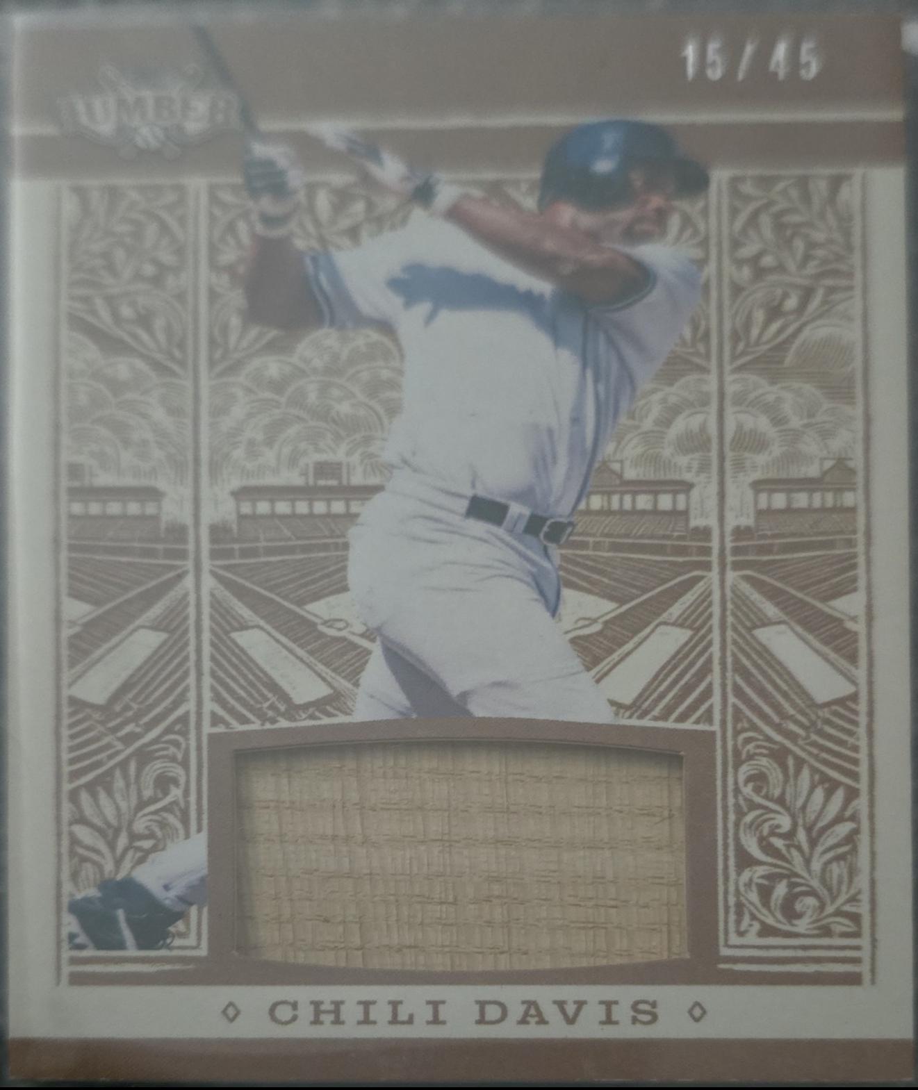Chili Davis #SS-CD1 2024 Leaf Lumber Signature Sticks Baseball