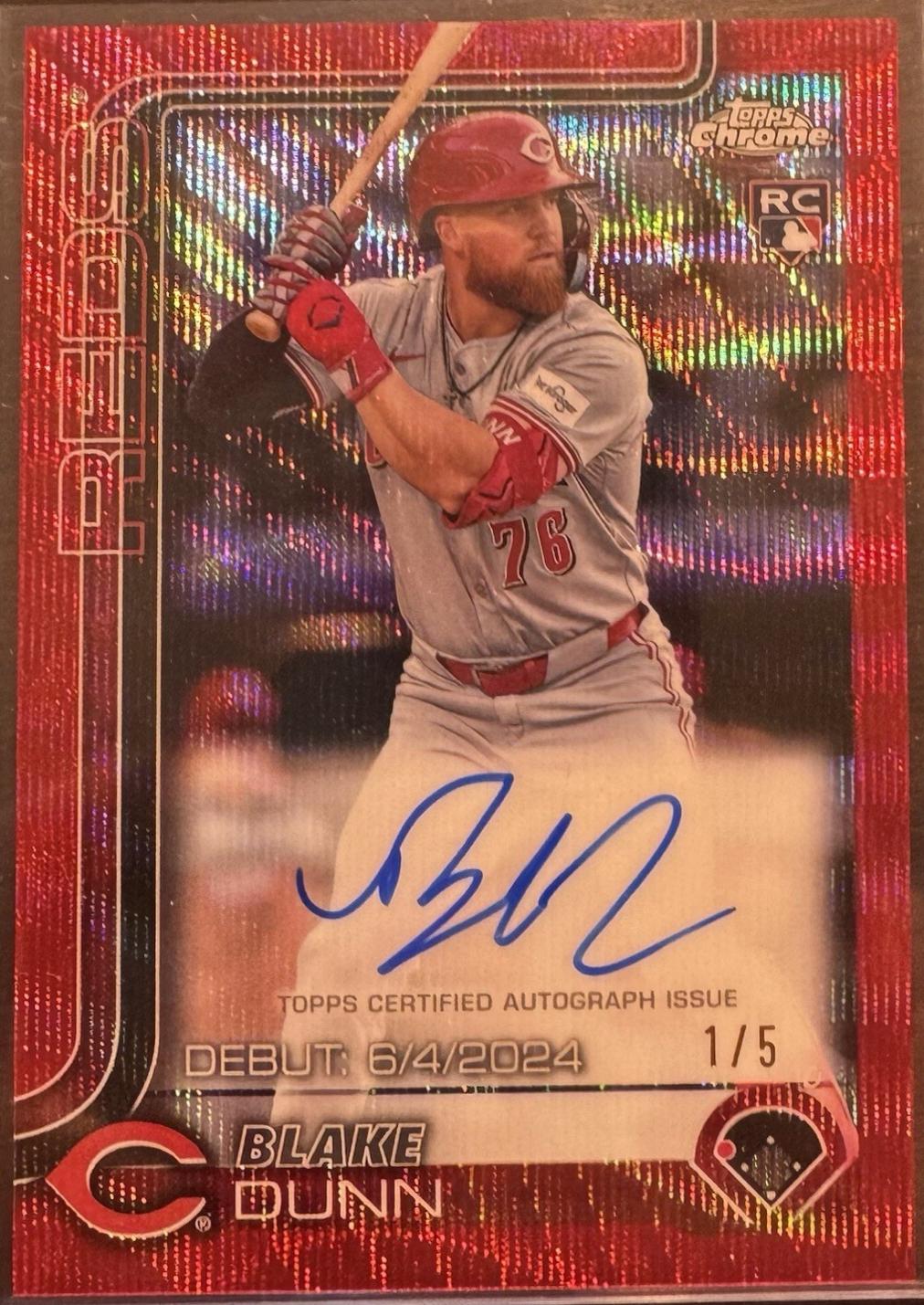 Blake Dunn [Red Wave Refractor] #CRDA-BD