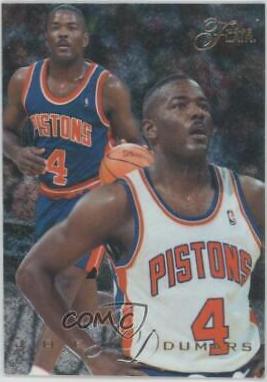 Joe Dumars #36 Basketball Cards 1995 Flair
