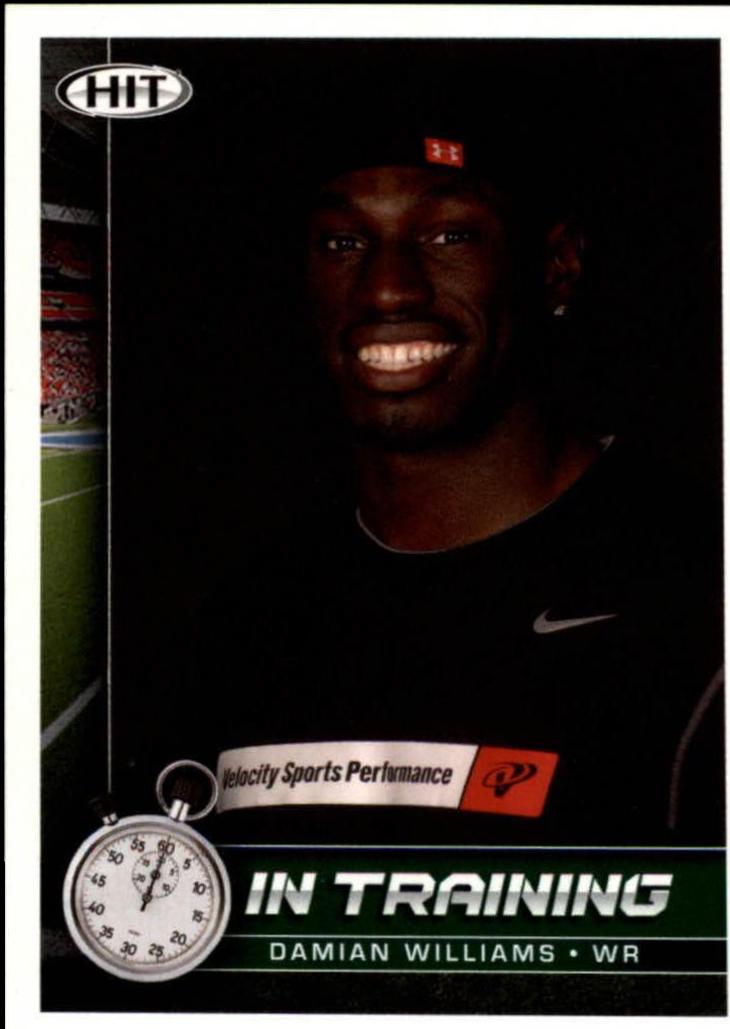 Damian Williams #74 2010 Sage Hit Football