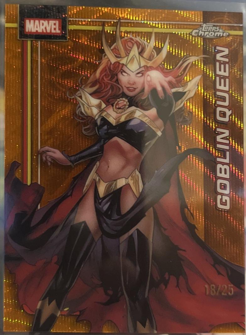 Goblin Queen Orange Wave Refractor