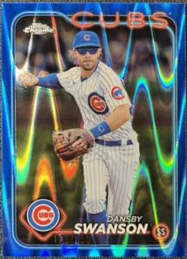 Dansby Swanson [RayWave Blue Refractor] #231