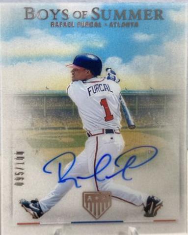 Rafael Furcal #BOS-RF Baseball Cards 2023 Panini Chronicles Americas Pastime Boys of Summer Autograph