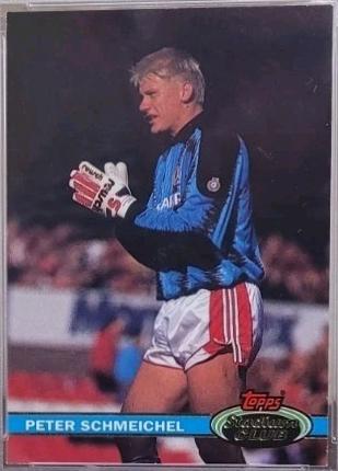 Peter Schmeichel #191 Soccer Cards 1992 Topps Stadium Club