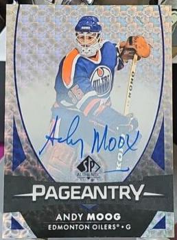 Andy Moog #P-55 Hockey Cards 2023 SP Authentic Pageantry Autograph