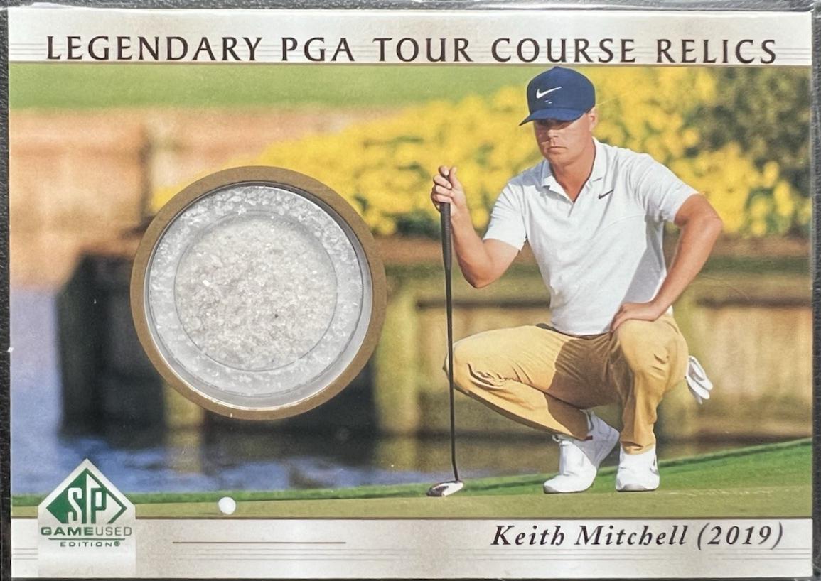 Keith Mitchell #CR-MI 2021 Sp Game Used Legendary Course Relic Golf