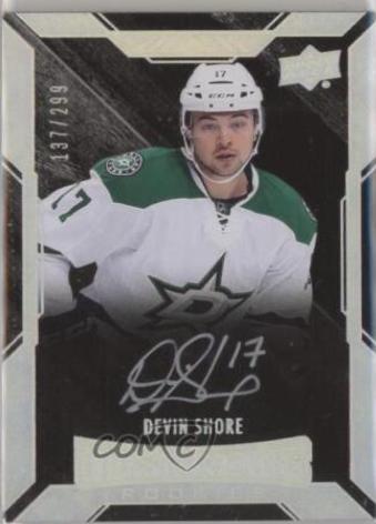 Devin Shore #49 Hockey Cards 2015 Upper Deck Black