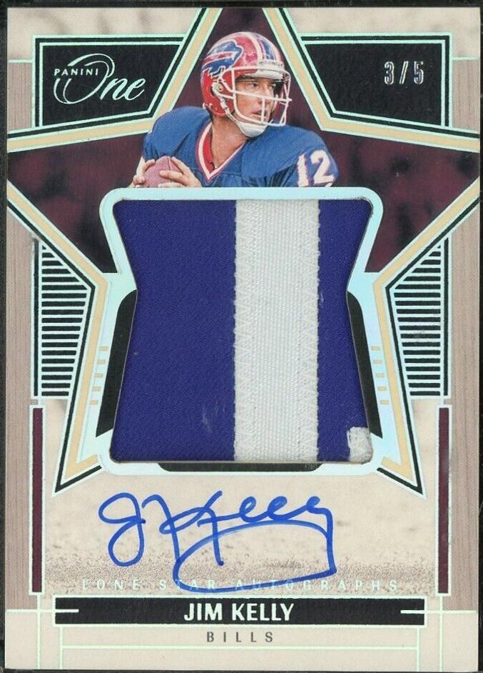 Jim Kelly [Platinum Lone Star Autograph] #96