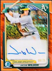 Jacob Wilson [Shimmer Orange Refractor] #CPA-JWI Prices | 2024