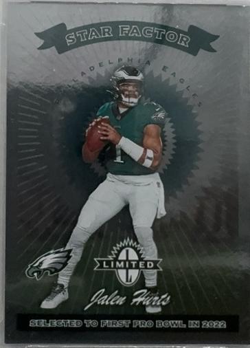 Jalen Hurts #3 Football Cards 2023 Panini Limited Exposure