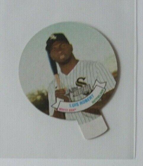 Luis Robert #24 Baseball Cards 2021 Topps Heritage 1972 Candy Lids