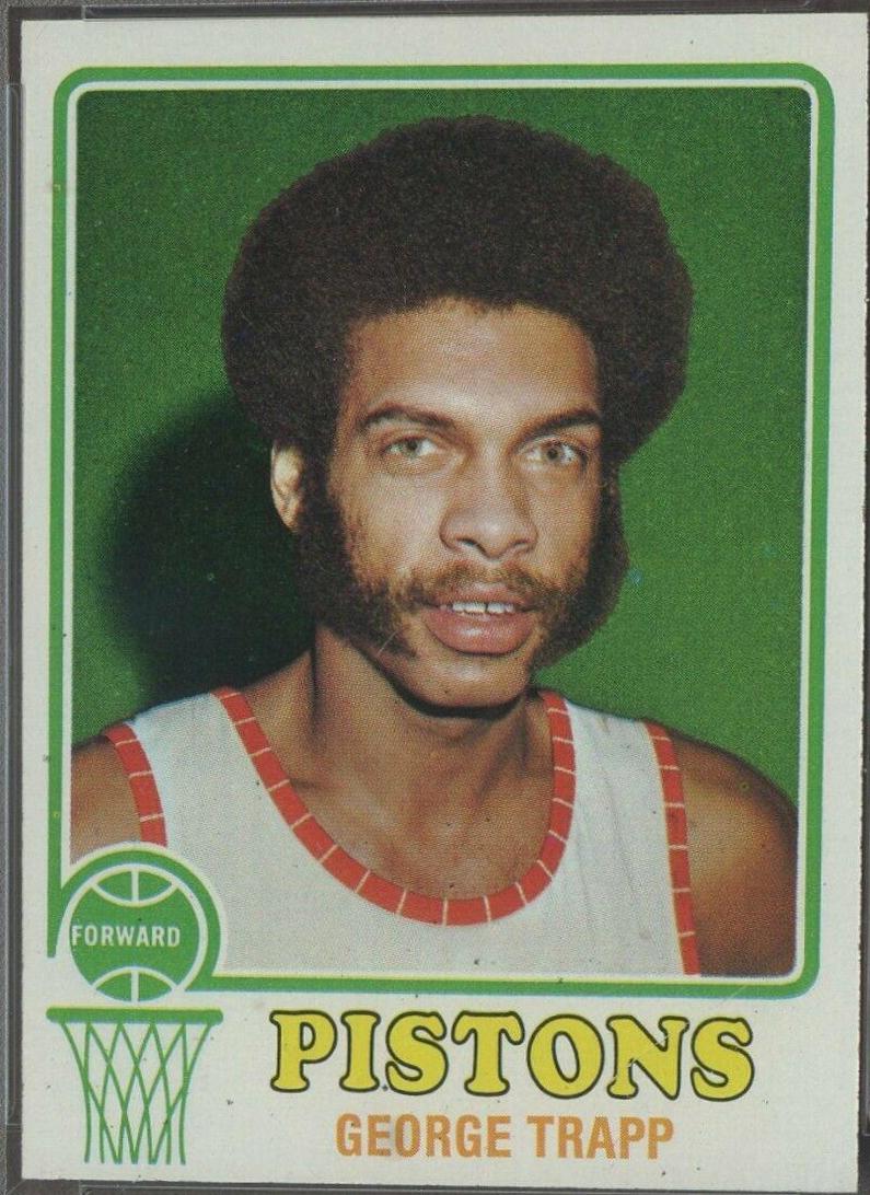 George Trapp #22 Basketball Cards 1973 Topps