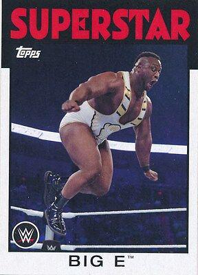 Big E #3 Wrestling Cards 2016 Topps WWE Heritage