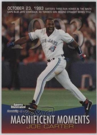 Joe Carter #22 Baseball Cards 1998 Sports Illustrated