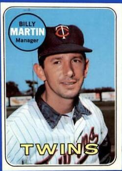 Billy Martin #547 Baseball Cards 1969 Topps