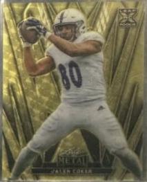 Jalen Coker #132 2024 Leaf Metal Football