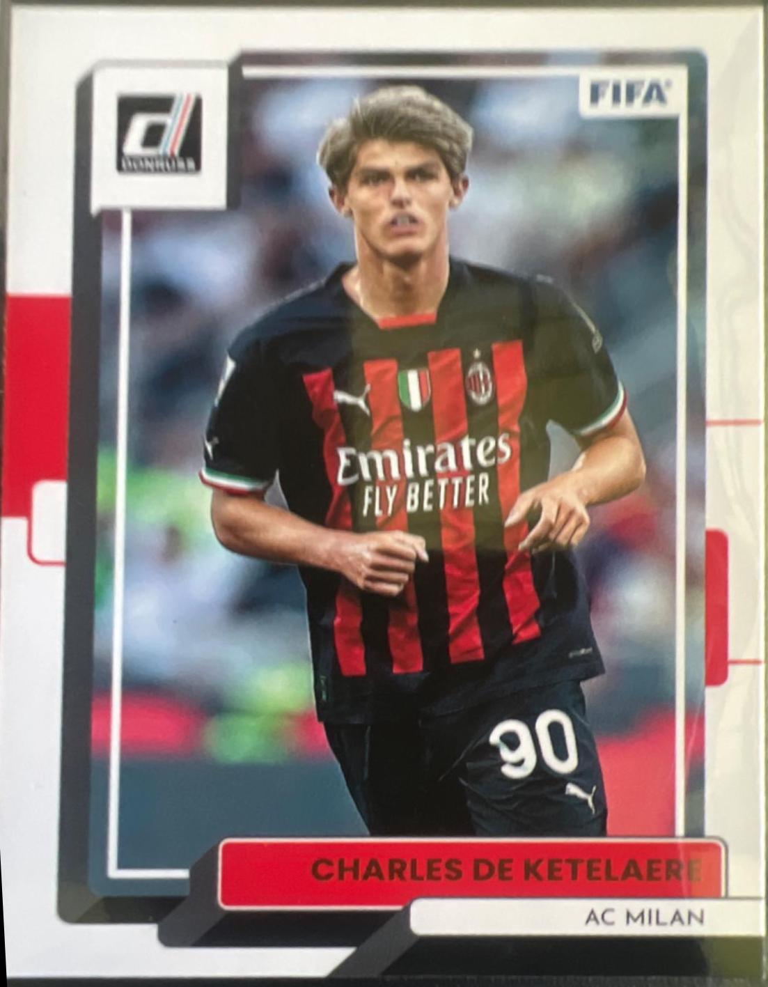 Charles De Ketelaere #1 Soccer Cards 2022 Panini Donruss