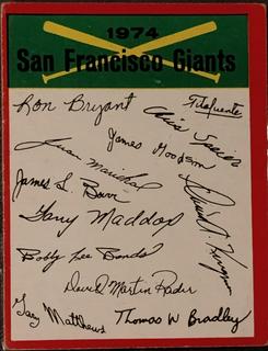 1974 San Francisco Giants