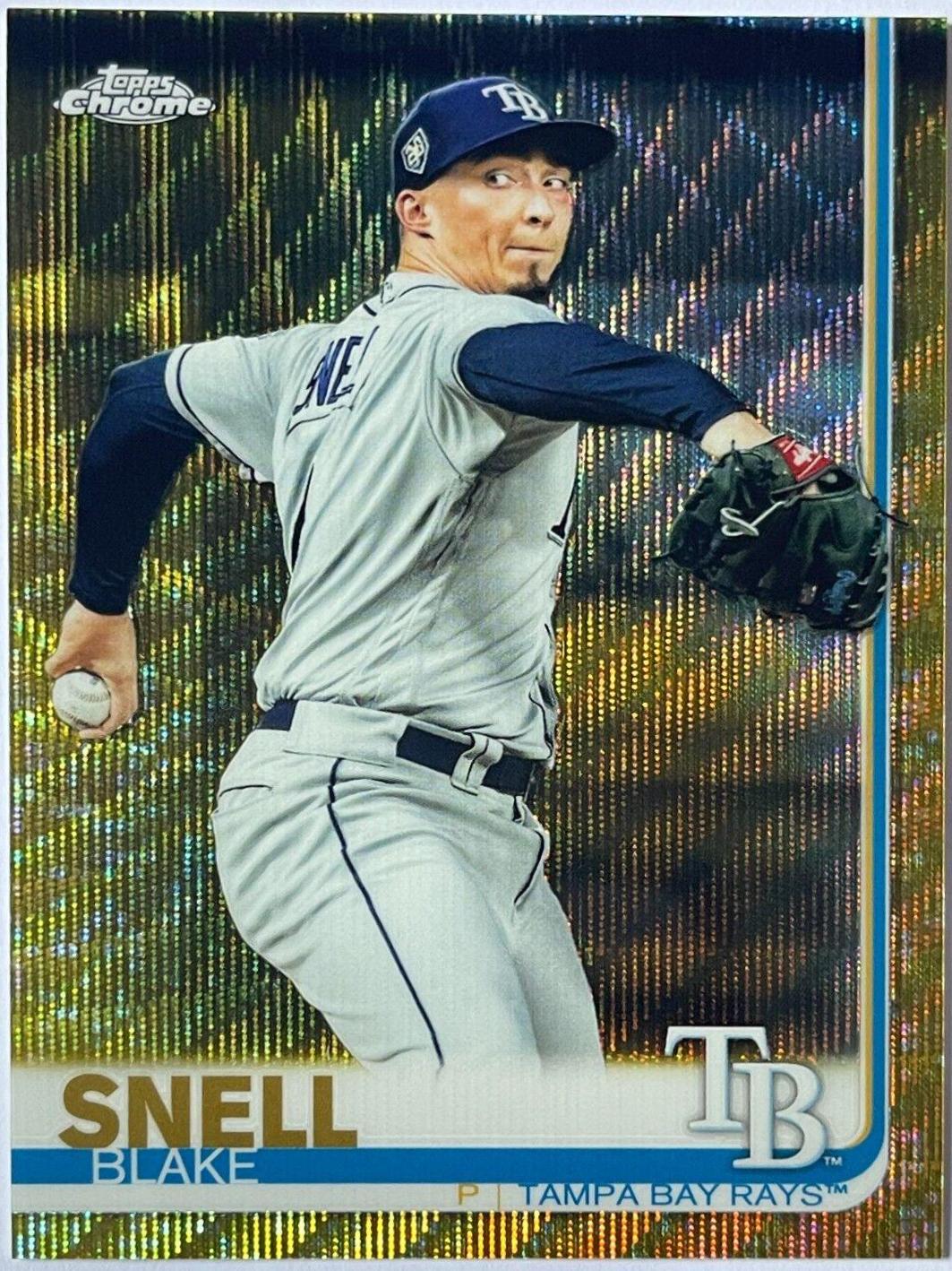 Blake Snell [Gold Wave Refractor] #76