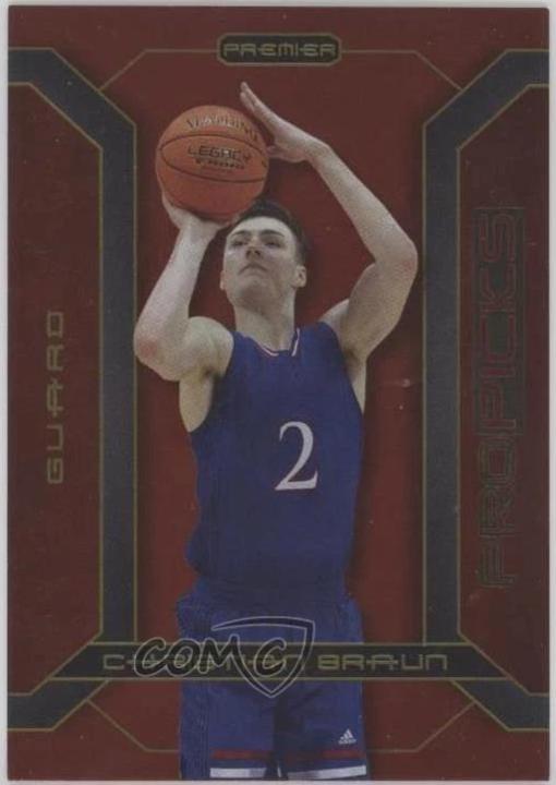 Christian Braun #8 Basketball Cards 2021 Pro Picks Premier