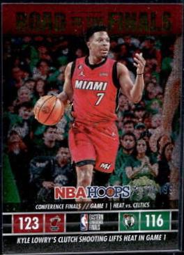 Kyle Lowry #8 Basketball Cards 2023 Panini Hoops Road to the Finals Conference