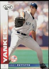 Andy Pettitte #88 Baseball Cards 2002 Leaf Prices