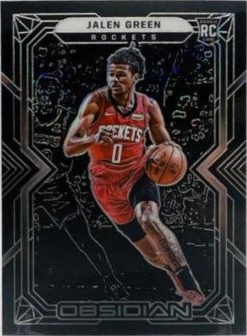 Jalen Green #152 Basketball Cards 2021 Panini Obsidian