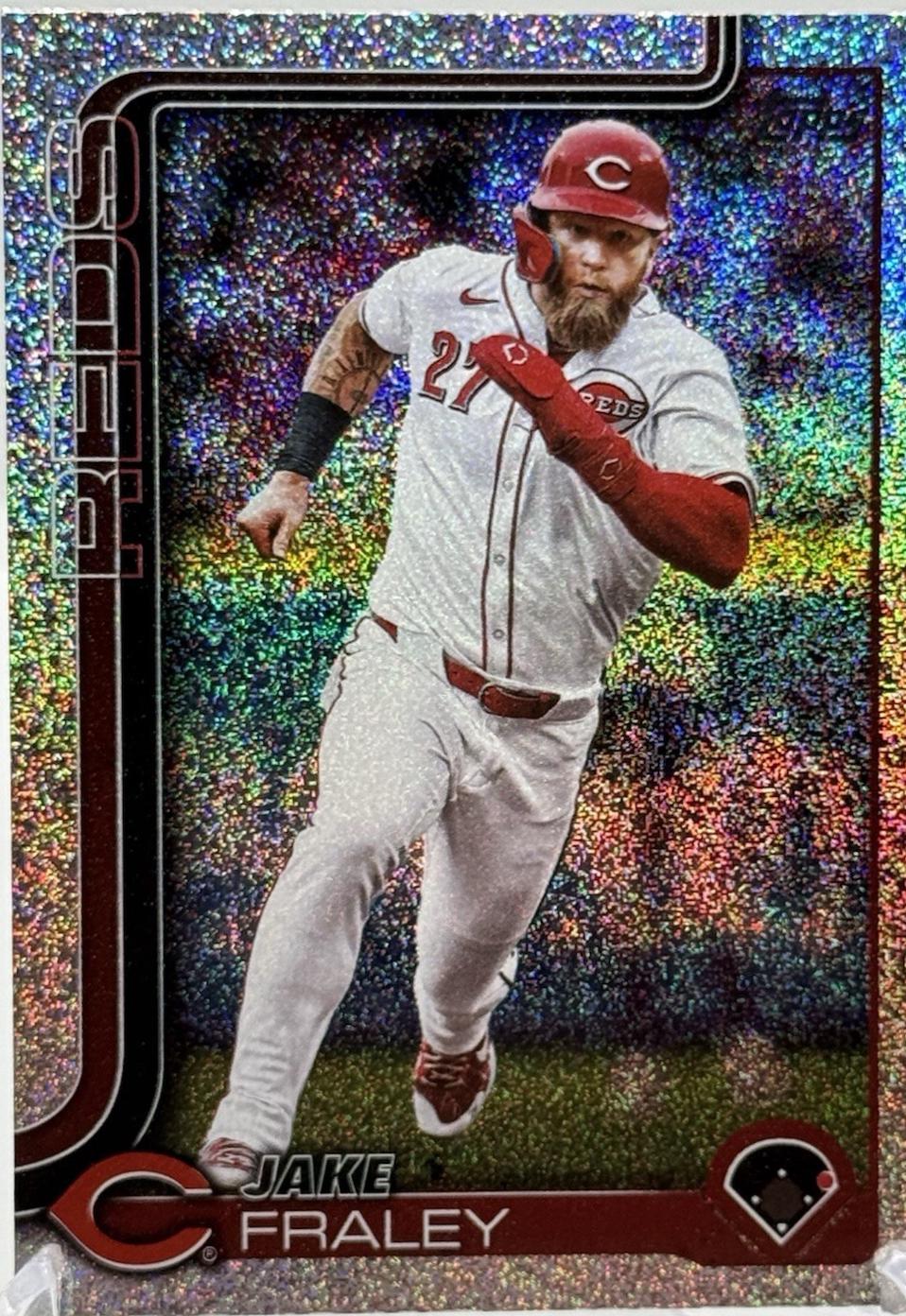 Jake Fraley [Sandglitter] #675 Prices | 2025 Topps Series 2 | Baseball ...