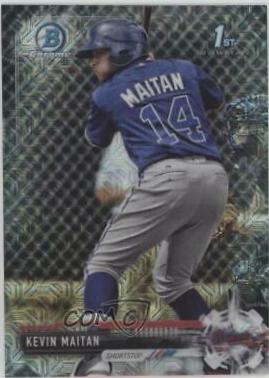 Kevin Maitan #BCP100 Baseball Cards 2017 Bowman Mega Box Chrome Prospects