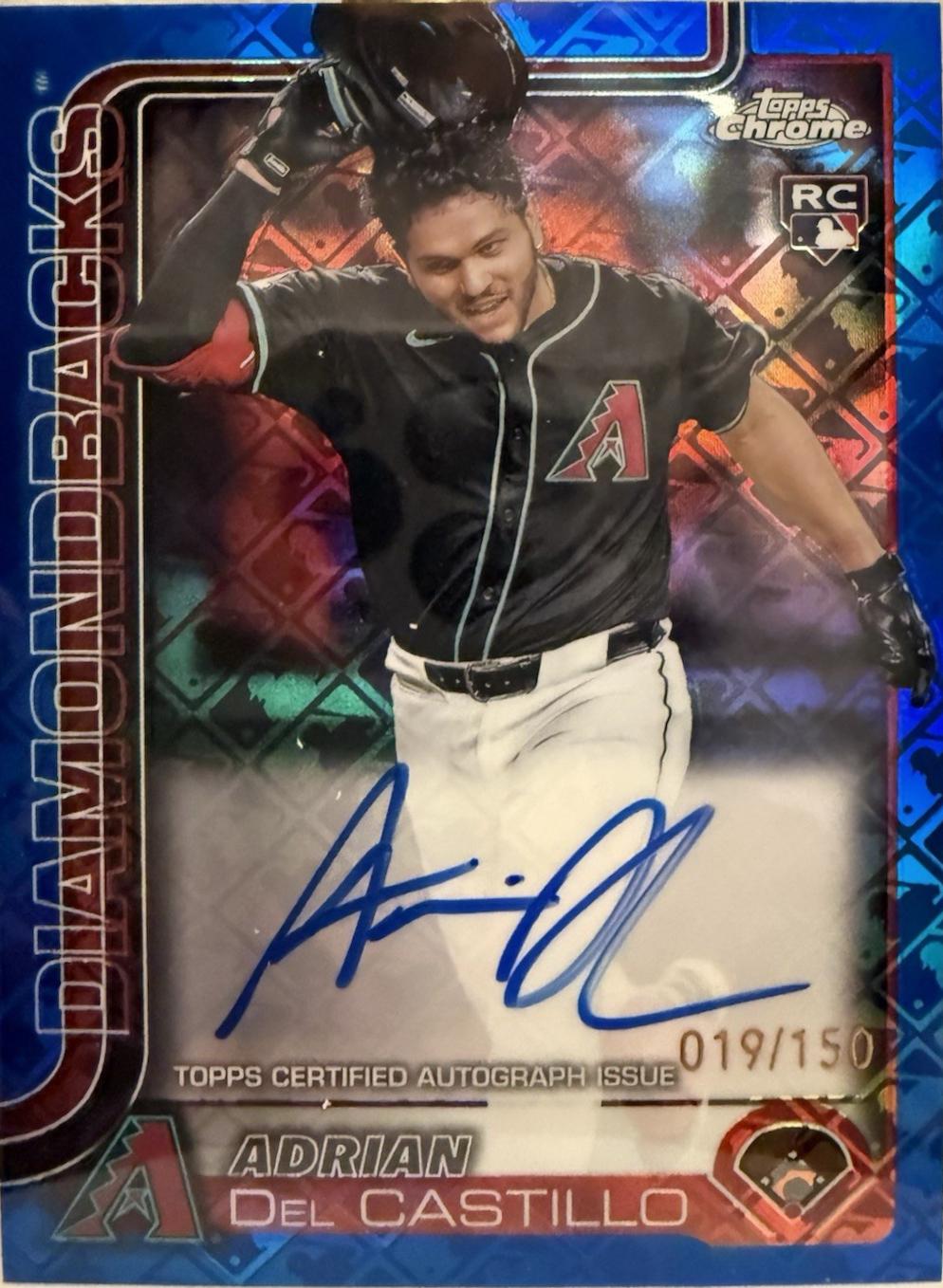 Adrian Del Castillo [Blue Refractor] #RA-AD