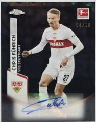Chris Fuhrich [Black Refractor] #BCA-CF Soccer Cards 2023 Topps Chrome Bundesliga Autograph Prices