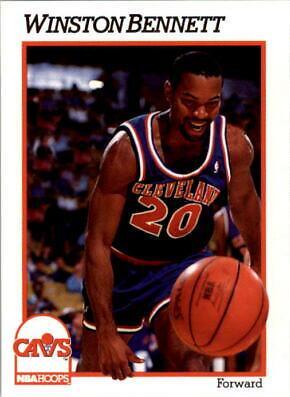 Winston Bennett #348 Basketball Cards 1991 Hoops