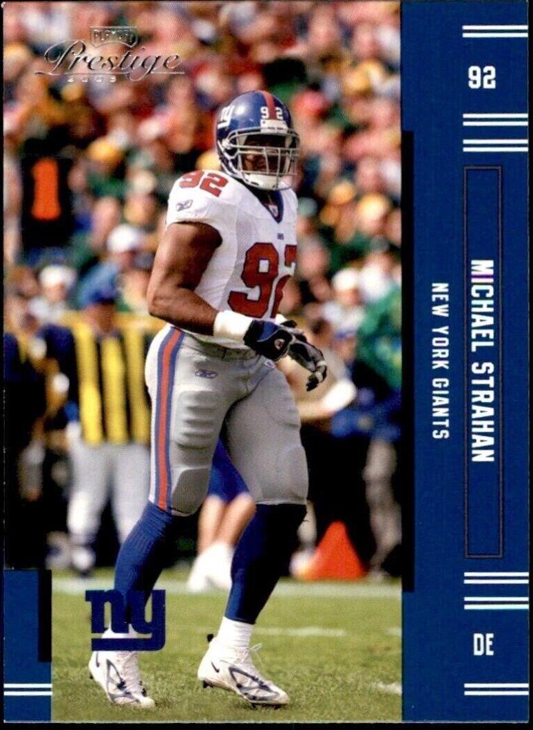 Michael Strahan #91 2005 Playoff Prestige Football