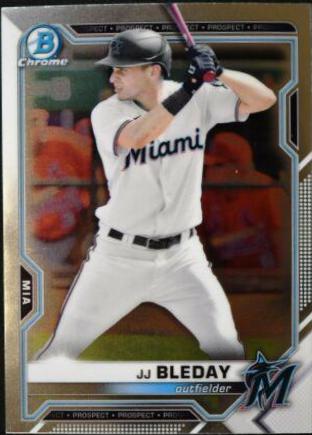 JJ Bleday #BDC-17 2021 Bowman Draft Chrome Baseball