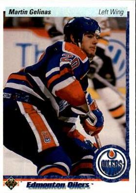 Martin Gelinas #23 Hockey Cards 1990 Upper Deck