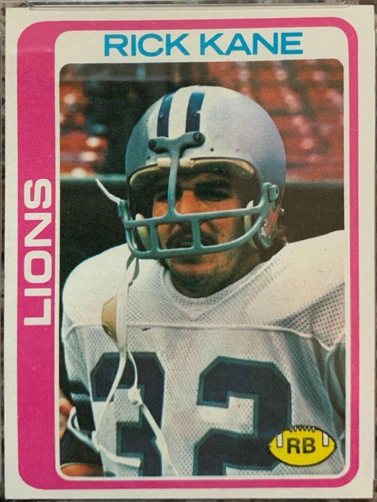 Rick Kane #126 Football Cards 1978 Topps