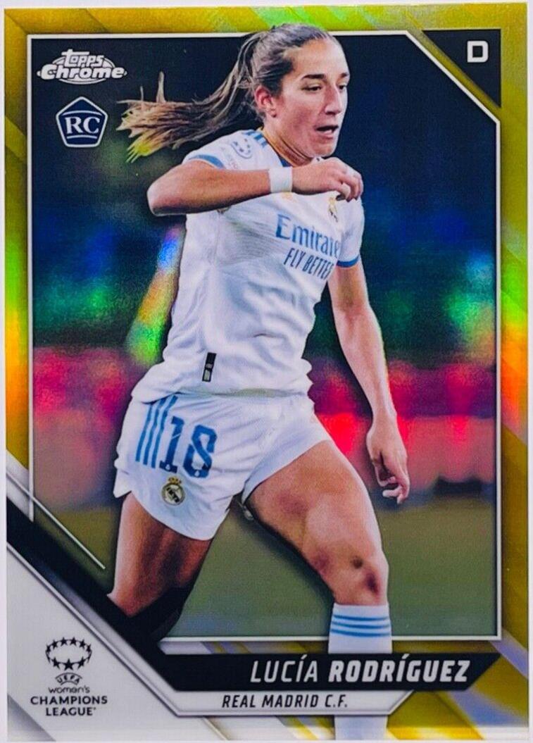 Lucia Rodriguez #64 Soccer Cards 2021 Topps Chrome UEFA Women’s Champions League