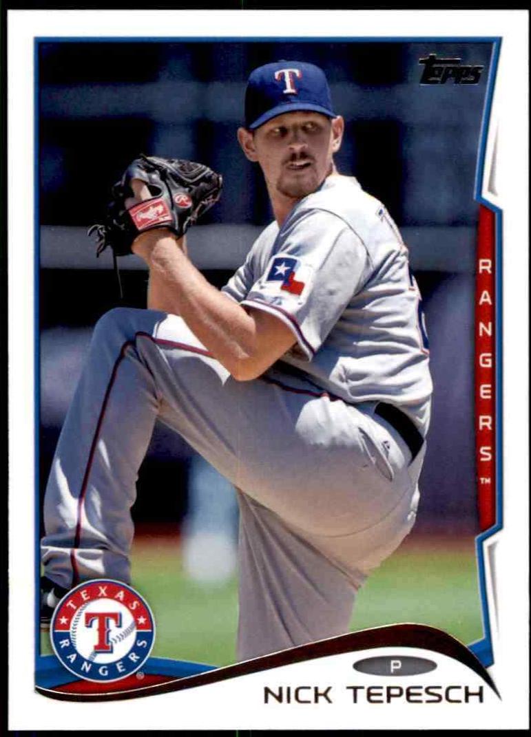 Nick Tepesch #US-124 Baseball Cards 2014 Topps Update