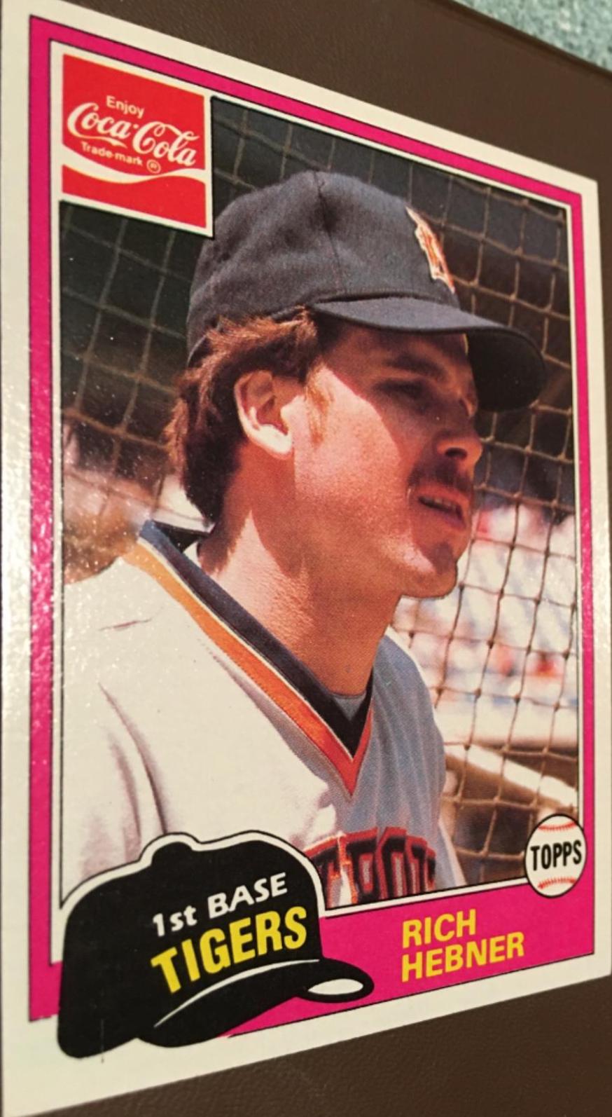 Rich Hebner #3 Baseball Cards 1981 Coca Cola
