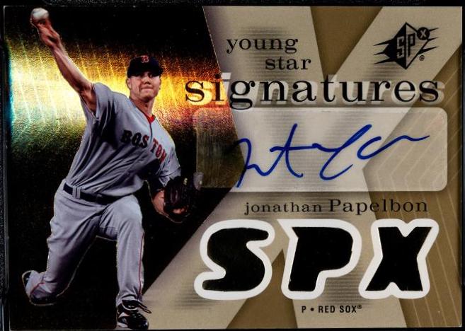 Jonathan Papelbon #YS-JP Baseball Cards 2007 SPx Young Star Signatures