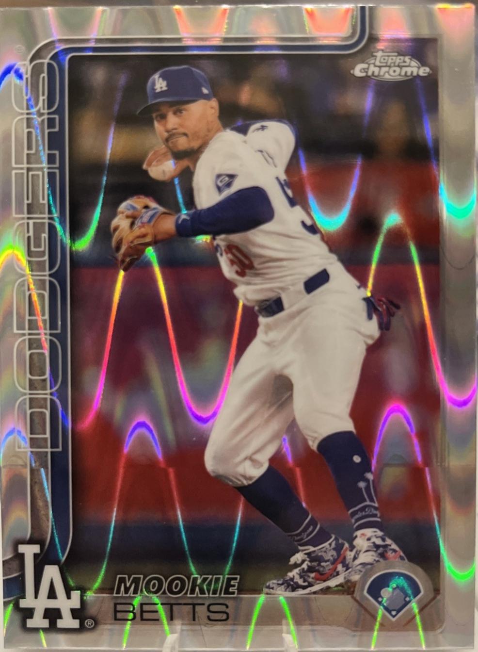 2025 Topps Chrome Mookie Betts [X-Fractor] #50 card