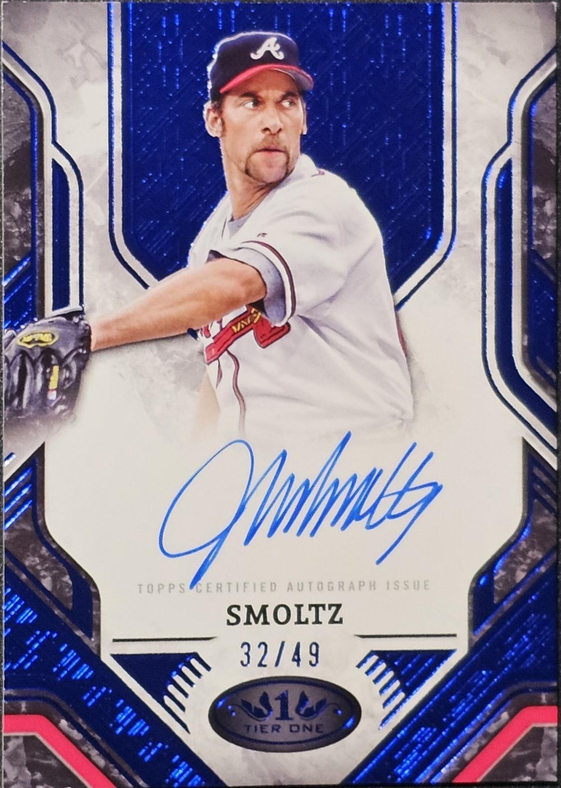 John Smoltz #PPA-JSM 2025 Topps Tier One Prime Performers Autograph Baseball
