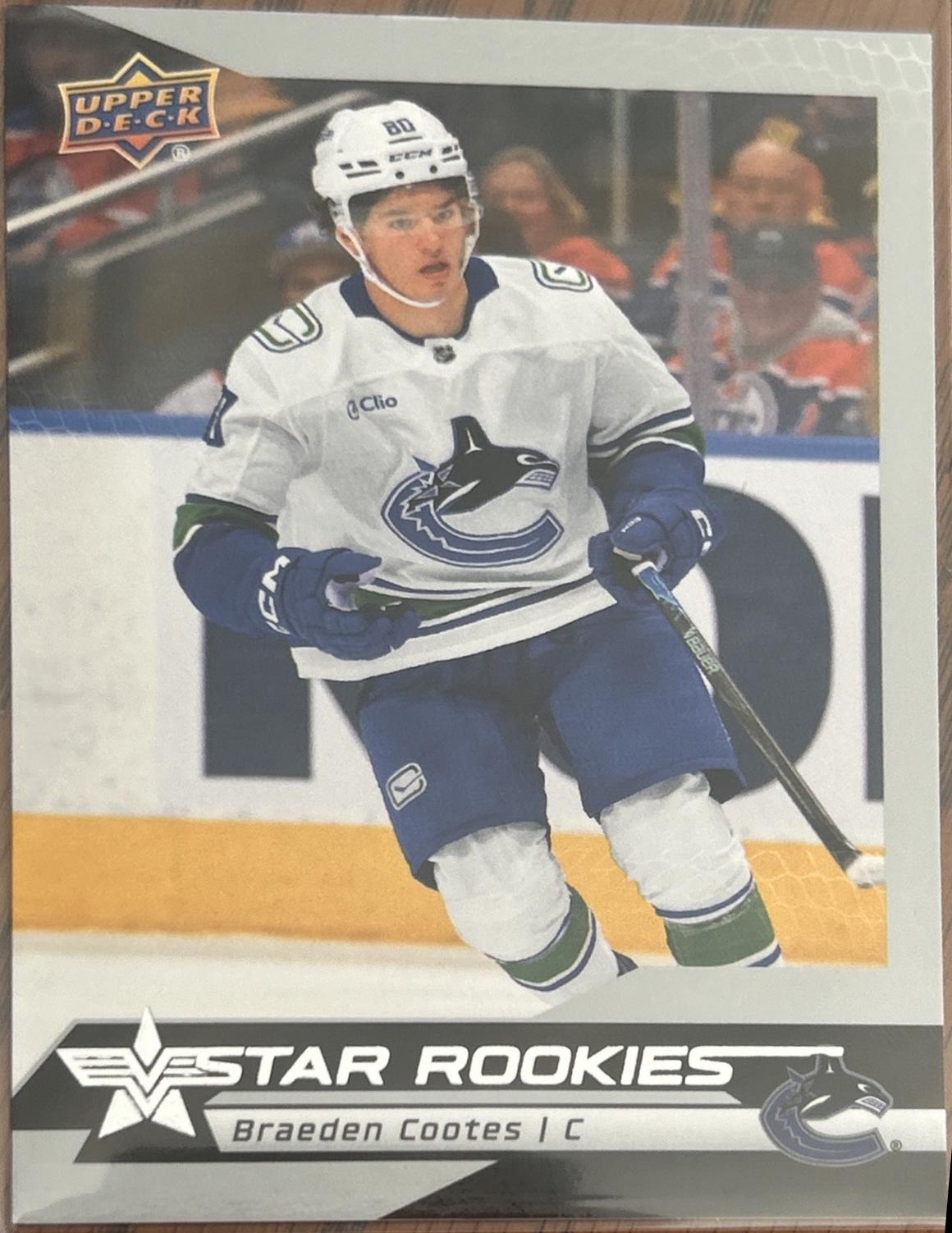Braeden Cootes #20 2025-26 Upper Deck Star Rookies Hockey